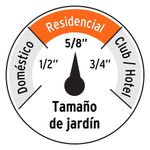 Manguera de 6 Capas Terminal de Latón 5/8 Plg x 30 M