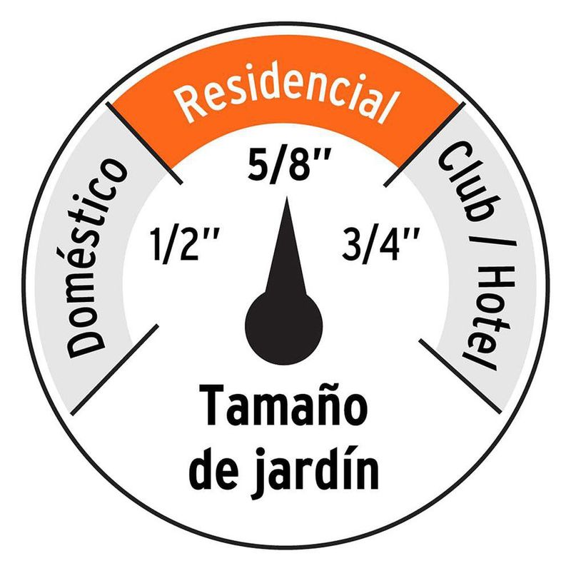 Manguera de 6 Capas Terminal de Latón 5/8 Plg x 30 M