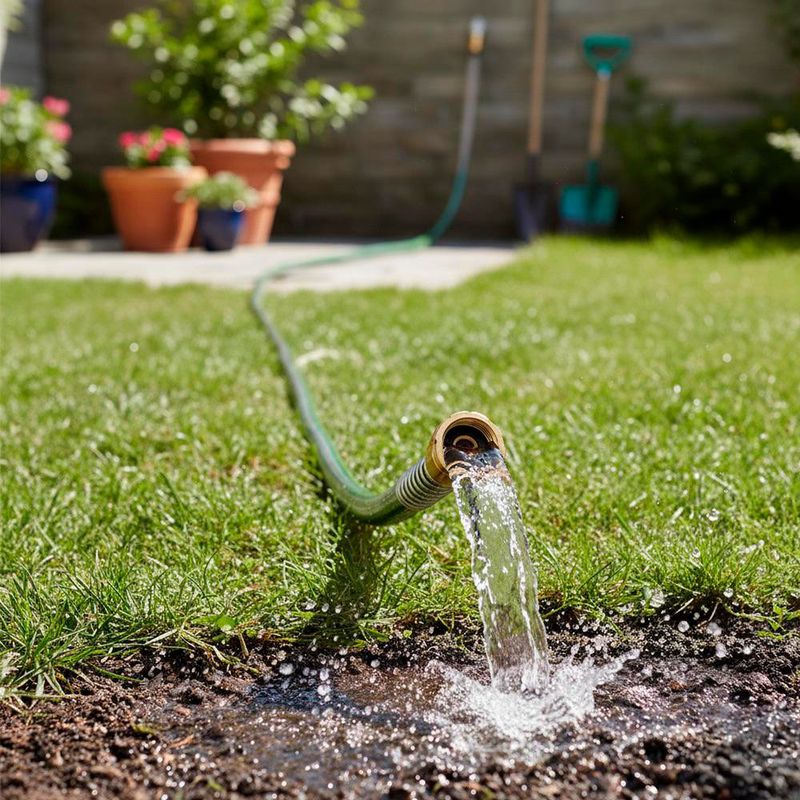 Manguera de 6 Capas Terminal de Latón 5/8 Plg x 30 M