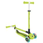 Scooter Plegable Con Luces Verde