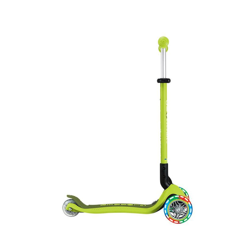 Scooter Plegable Con Luces Verde