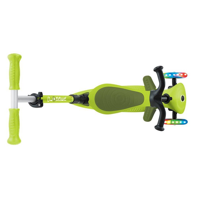 Scooter Plegable Con Luces Verde