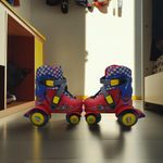 Patines Junior Ajustables Rojos Talla S