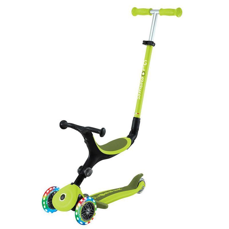 Scooter Plegable Con Luces Verde