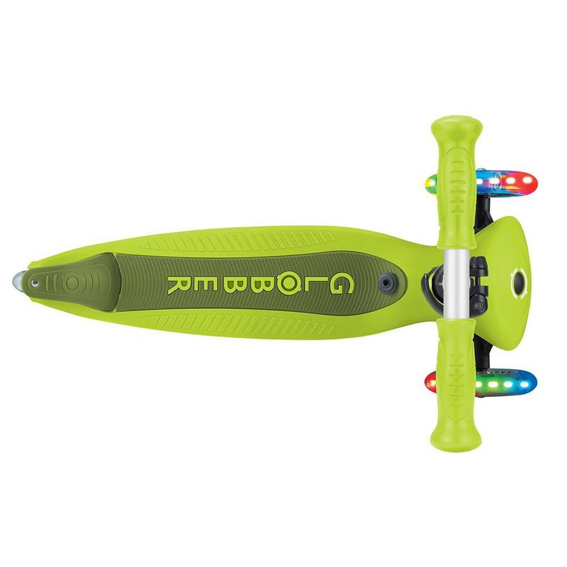 Scooter Plegable Con Luces Verde