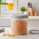 Recipiente Cilíndrico Plástico Marfil 3.25L