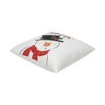 Cojín Relleno Diseño Muñeco de Nieve