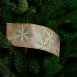 Listón Rosa con Copos