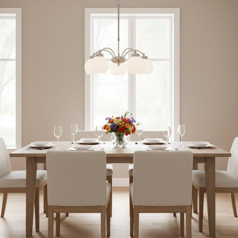 Lámpara Colgante Base E27 de 40W Tipo Esfera 5 Luces