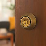 Cerrojo Doble Llave Acabado Laton Antiguo