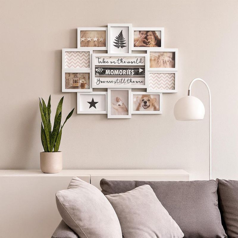 Marco de Fotos Tipo Collage Blanco