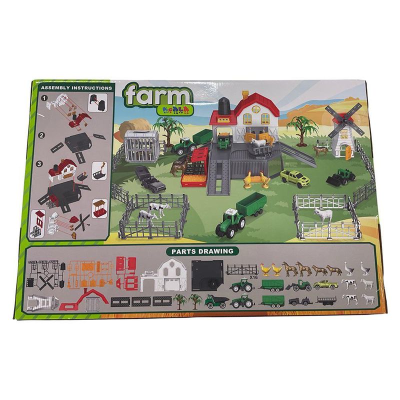 Set de Granja con Animales y Vehículos