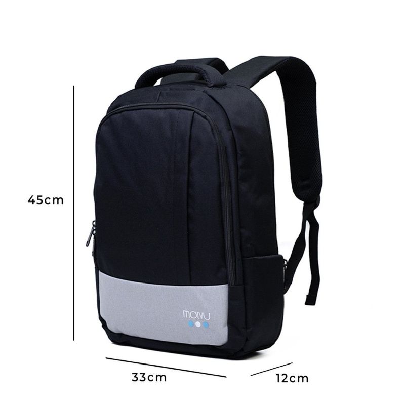 Mochila para Laptop U2 Negra con Gris