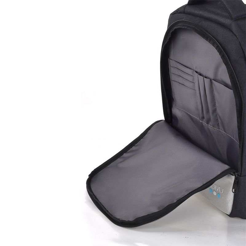 Mochila para Laptop U2 Negra con Gris