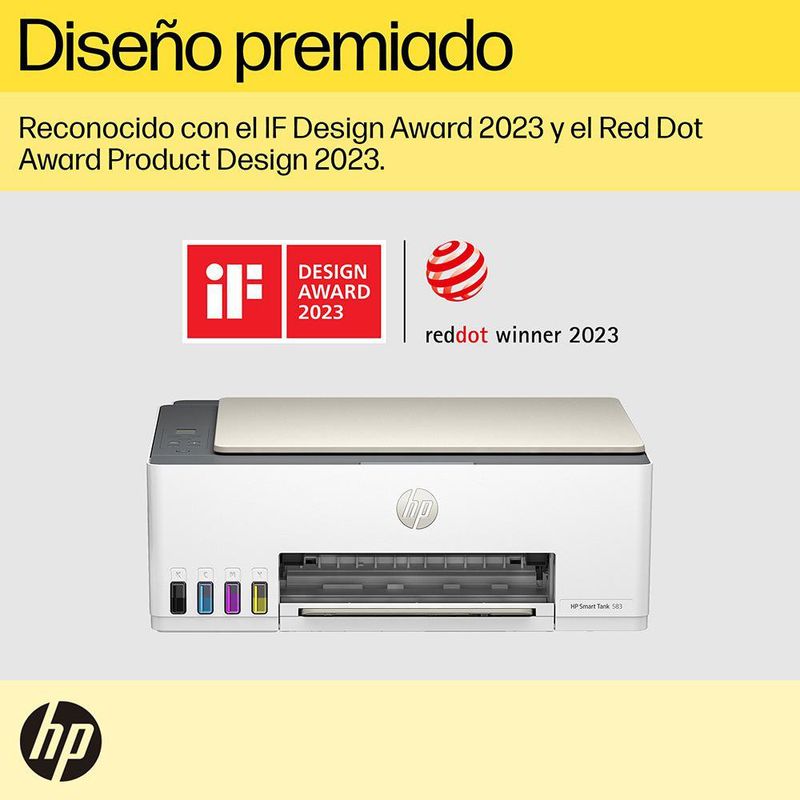 Impresora Multifuncional HP Smart Tank 583 (4A8D7A)