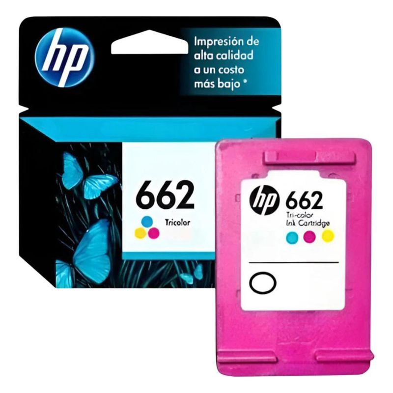 Cartucho de Tinta 662 Tricolor para Impresora DeskJet