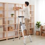 Escalera Tipo Tijera de Aluminio 3 Peldaños