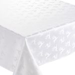 Mantel Rectangular Crema con Diseño de Navidad