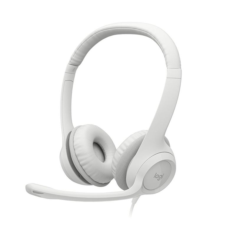 Audífonos con Micrófono H390 USB Blanco