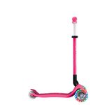 Scooter Plegable con Luces Rosa
