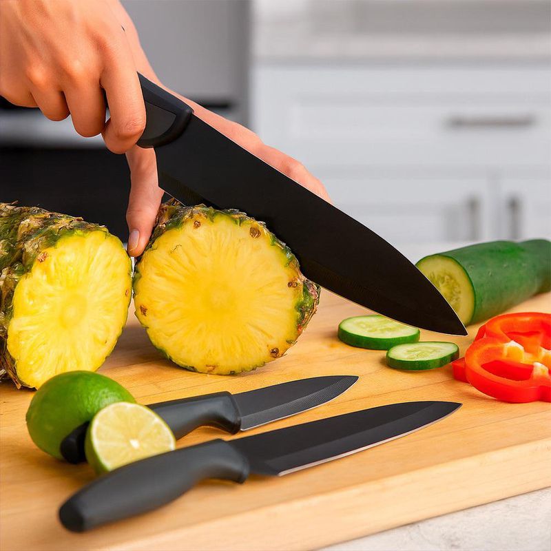 Juego de 3 Cuchillos Acero Inoxidable