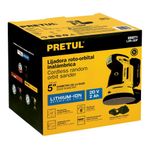 Lijadora Roto-Orbital Inalámbrica de 5 Plg 20 V