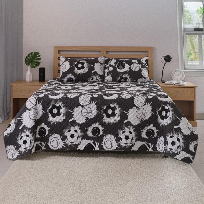 Set de Cubrecama 3 Piezas Sports Full/Queen