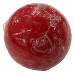 Vela Esférica Roja Alta para Decoración Navideña