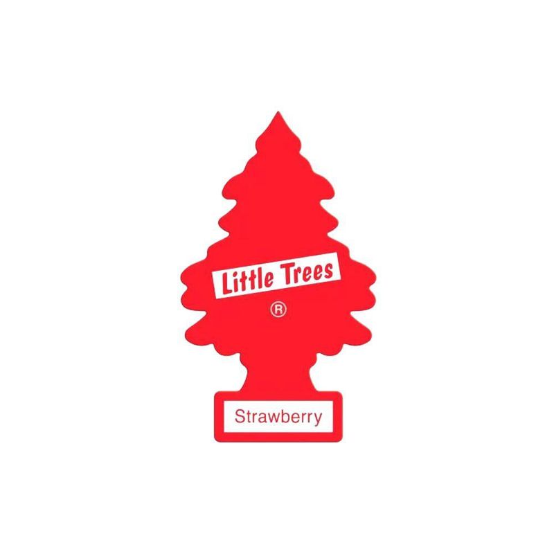 Aromatizante en Árbol Little Trees Fresa 6 Pzas.