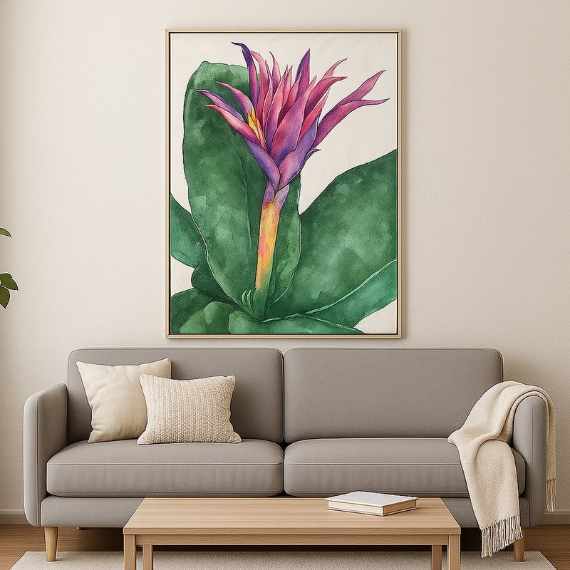 Cuadro Decorativo Diseño Floral Tropical