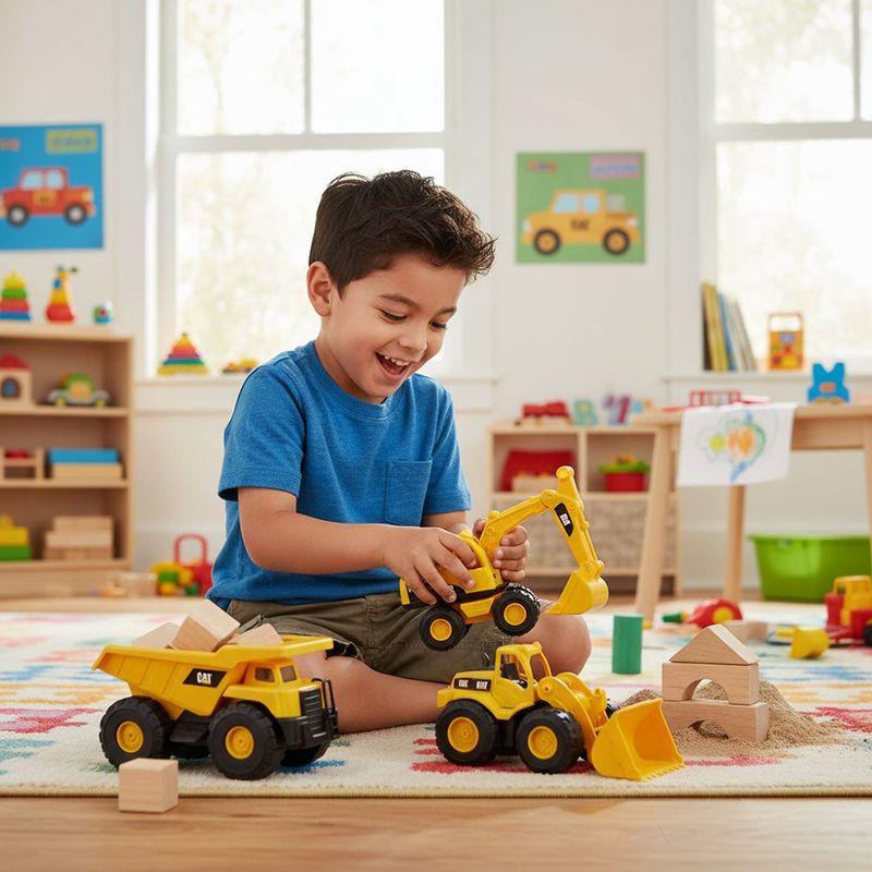 Set de Máquinas de Construcción 3 Pzas