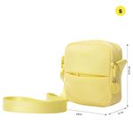 Bolso Cruzado Crossbody Amarillo Pequeño