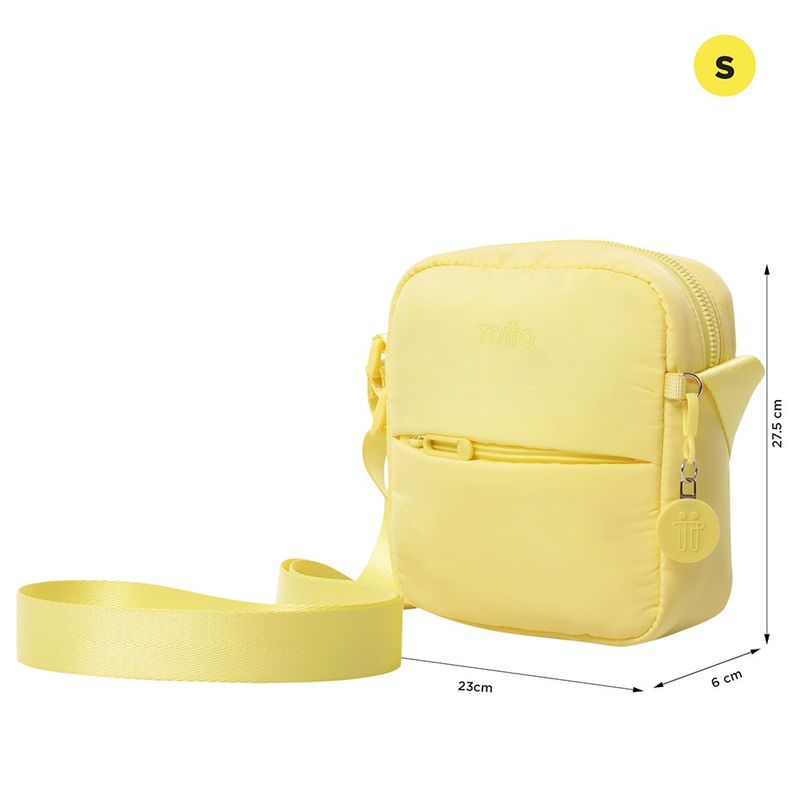 Bolso Cruzado Crossbody Amarillo Pequeño