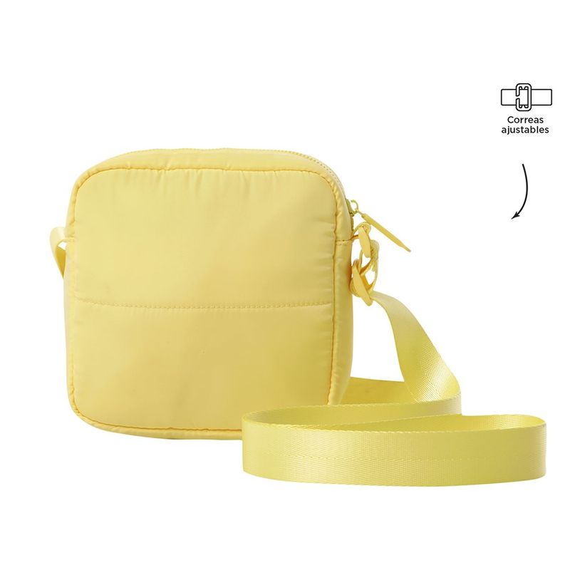 Bolso Cruzado Crossbody Amarillo Pequeño