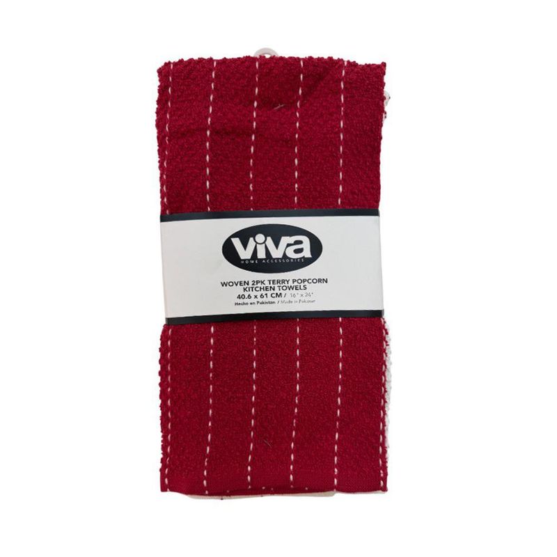 Set 2 Toallas de Cocina Colores Surtidos