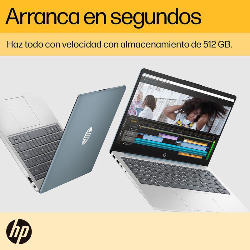 Laptop HP 14-em0021la, AMD Ryzen 5, 16 GB RAM, 512 GB SSD, 14, FHD Windows 11 Home
