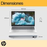 Laptop HP 14-em0021la, AMD Ryzen 5, 16 GB RAM, 512 GB SSD, 14, FHD Windows 11 Home