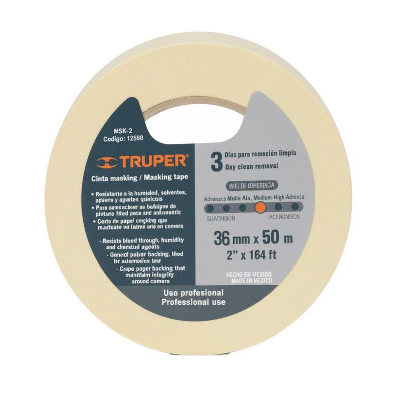 Cinta Masking Tape para Uso Profesional