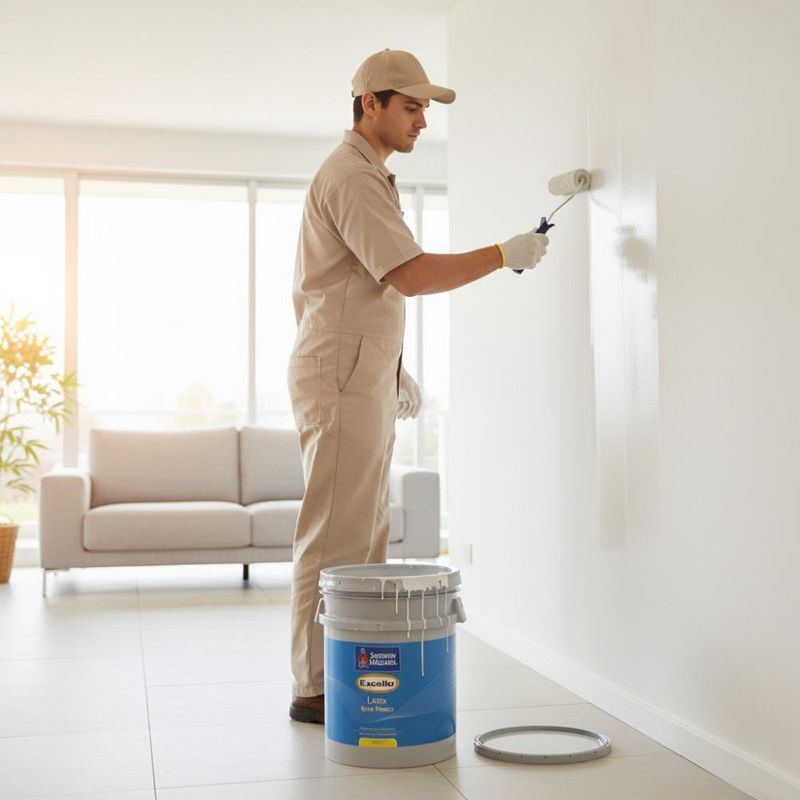 Pintura Látex Mate Base Deep Excello 5 Gal