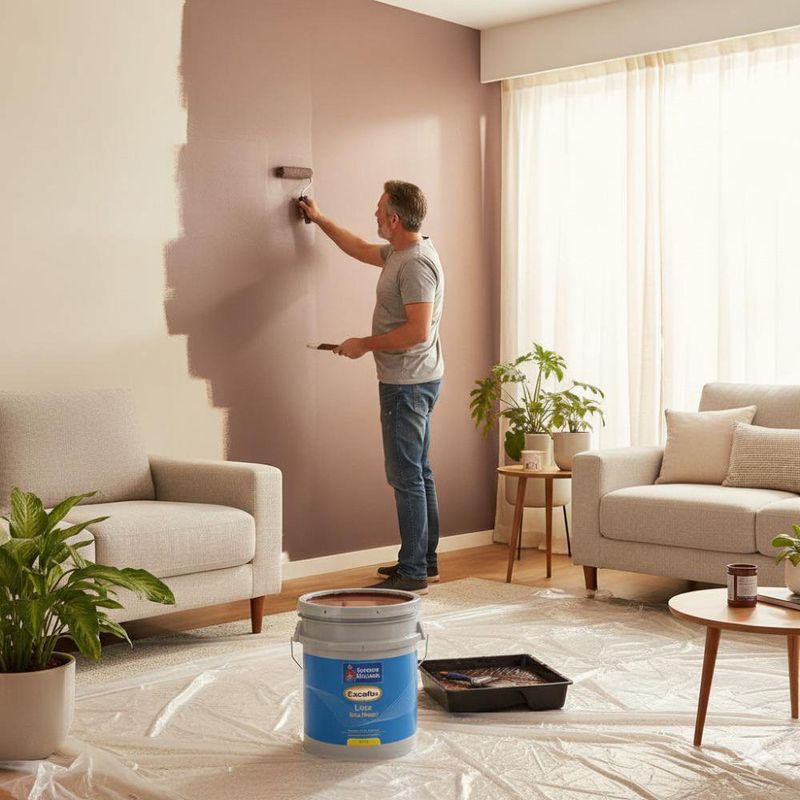 Pintura Látex Mate Base Deep Excello 5 Gal