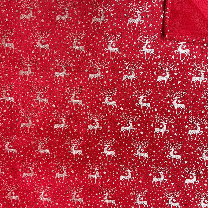 Manta Decorativa Roja Renos 127x152 cm