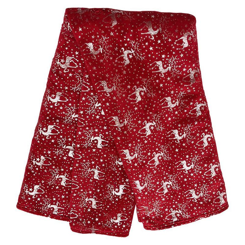 Manta Decorativa Roja Renos 127x152 cm