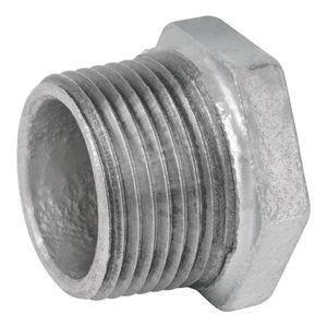 Reductor Bushing de Acero Galvanizado con Rosca 1 1/2 Plg x1 Plg
