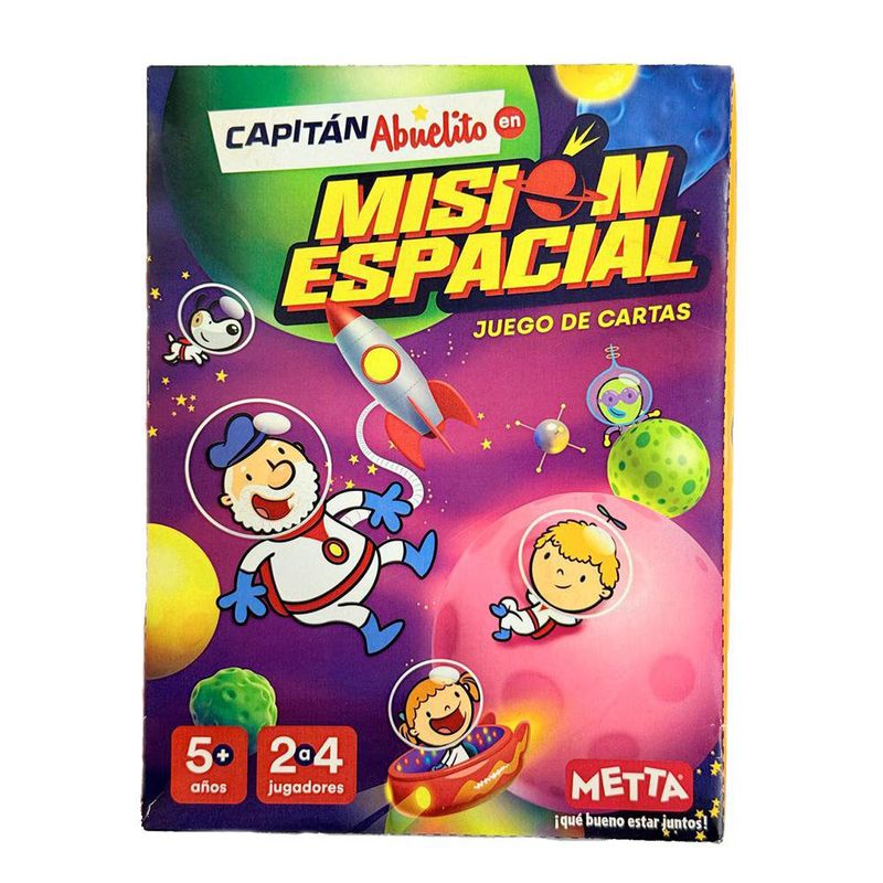 Juego de Cartas Capitán Abuelito Misión Espacial