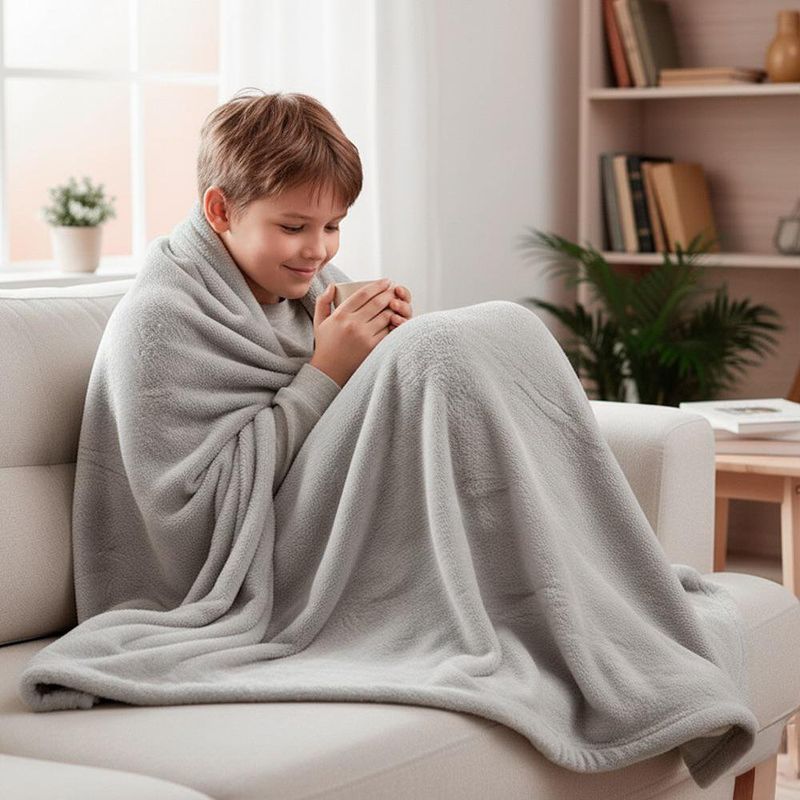 Throw Gris 127 x 150 Cm