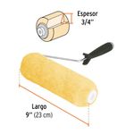 Rodillo de 9 plg con Felpa de 3/4 plg