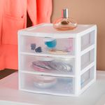 Organizador Mini de Plástico 3 Gavetas