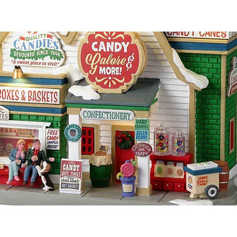 Dulcería “Candy Galore & More” con Luz LED para Villa Navideña