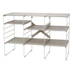 Zapatera Ajustable Triple Beige