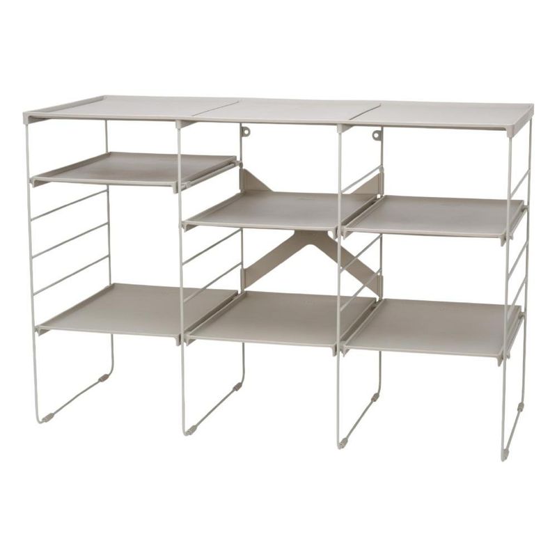 Zapatera Ajustable Triple Beige